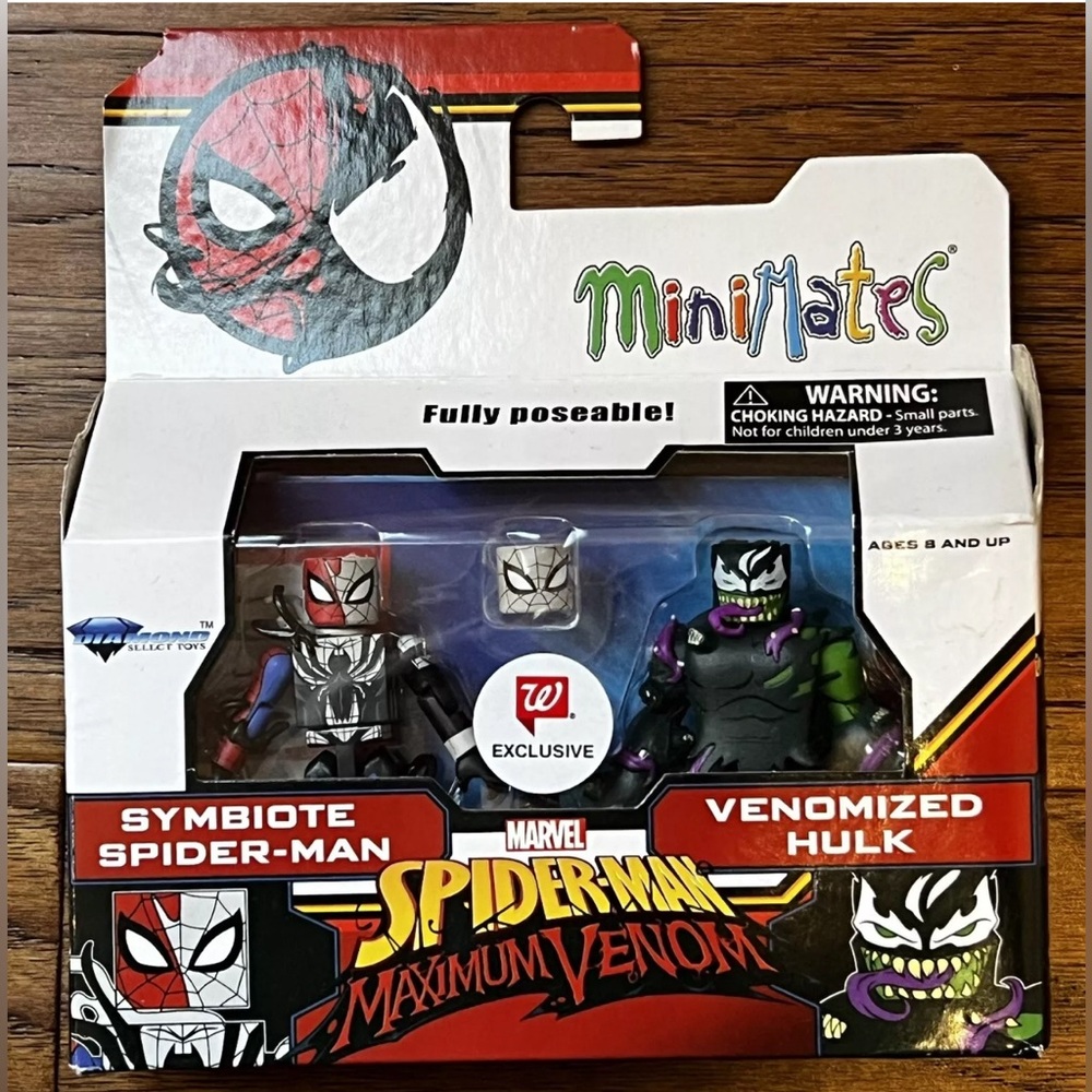 Minimates Symbiote Spider-Man Venomized Hulk Walgreens Exclusive Diamond Select